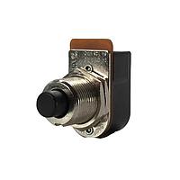 Carling Technologies P26F-1D-BL Standard Switches 1-pole, OFF - (ON), 3A/6A/ 3/4A 250VAC/125VAC/125VAC not HP rated, Non-Illuminated Black Nylon Pushbutton Switch with Wire Leads
