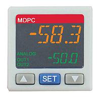 Dwyer MDPC-111 Mini Digital Pressure Controller for Gas - High Accuracy, 6 Units, LED Display (± 3 %, Gauge, 14.5 psi, Up to 29 psi, PT Male, NPN)