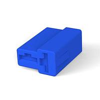 AMP Connectors - TE Connectivity 180907-3 Housing FF 250 REC HSG 2P NYLON BLUE