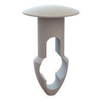 Essentra Components 27KY2500406 Keyhole Rivet Keyhole Rivet, .250 Hole, .406 Panel Thk