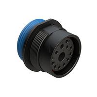 Amphenol SINE Systems AHDP04-24-14SR-WTA Connectors 14 Position Receptacle,, Socket, Shell Size 24, Reduced Diameter Seal (Blue), Wide Thread Adapter