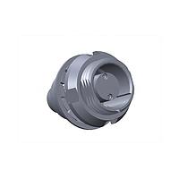 Amphenol LTW FLBD-02EEFS-CCP-001 Connectors FLOS, B Series D Size, Metal, 25A, 02 pins, Female Connector, Female Contact, Circular, Push Pull, Solder, Receptacle, Front Fastened, Panel Thickness 4, IP50