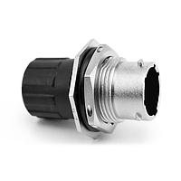 Amphenol SINE Systems RT071619PNHECR Connectors Receptacle, Jam Nut, 19 Position, Male, Shell Size 16, and End Cap with Reduced Individual Wire Sealing, Range 14 - 24AWG