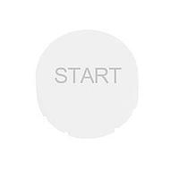 Eaton M22-XDH-W-GB1 Button Plates EXTD WHT ETCHED BUTTON FOR NON-ILL PB