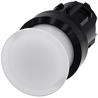 SIEMENS 3SU10011AD600AA0 Momentary ILLUM PUSHBUTTON,MOM, WHT, MH CAP O30MM
