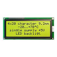 DISPLAY VISIONS EA W204-BNLED OLED Displays 4x20, 9.66mm, yellow/green LED B./L.