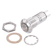 OTTO LP3-V11L3212 Anti-Vandal Vandal Resistant, Sealed, Illuminated, Momentary Action, Stanless Steel, Pushbutton Switch