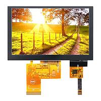 Microtips Technology AWK-800480T50PC35 IPS TFT LED Displays 5 Inch CTP TFT 800x480 Resolution
