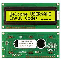 Newhaven Display NHD-0216PZ-FL-YBW-PC Character LCD Module STN- Y/G Transfl 80.0 x 36.0