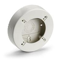 HellermannTyton TSRPFW-RB Wire Ducting & Raceways Round Junction Box, 1-1/4" Deep, PVC, Office White, 1/bg