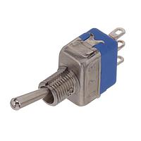 APEM 11136AK Toggle Switches Toggle, Single,S.Lug ON - ON, Slvr, Seal