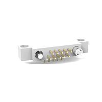 AirBorn RM252-050-322-5500BN Rectangular MIL Spec Connectors 2-Row Right Angle Plated Thru Hole PCB Connector with Mounting Ears (PLUG)