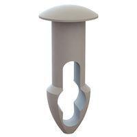 Essentra Components 27KY1870375 Keyhole Rivet Keyhole Rivet, .187 Hole, .375 Panel Thk