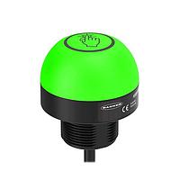 Banner Engineering K50PTVAMGRY3QP Programmable Multicolor RGB Indicator K50 Pro Touch Series: 3-Color RGB Touch Sensor with Vibration Feedback; 12-30 V dc; Polycarbonate; IP67 IP69K; Bimodal, NO, Momentary; Multicolor; 150 mm (6 in) 5-pin M12 PVC Pigtail QD