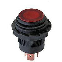 CW Industries GPB553B2L01BR Pushbutton Switches OFF-ON Pushbutton LED IP65