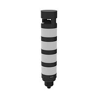Banner Engineering TL50PS4AKQ Tower Lights TL50 Pro Select with IO-Link Tower Light; 4 Lighted Segments with Audible; Voltage: 18-30 V dc; Environ. Rating: IP65; Multicolor Programmable; 4-pin M12 Integral QD