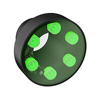 Banner Engineering LEDGRV75BM LED High-Intensity Sealed Ring Lights VE Series Sealed IP67 Ring Light; Visible Green LED; 24 V dc; Borosilicate Glass Window; 3-pin M8 QD; Connects to VE Smart Camera; 75 mm Length