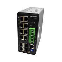 Lantronix SISGM1040-284-LRT Ethernet Modules Managed Hardened Switch, (8) 10/100/1000Base-T, (4) 100/1000 SFP