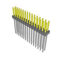 Samtec HTSW-115-30-L-D Pin Header High Temperature PCB Header Strips, 0.100" pitch