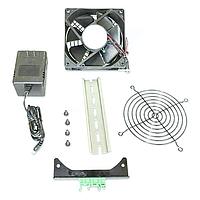 Orion Fans OD8038-12LB Axial DC Fan, 80x80x38mm, 12VDC, 38CFM, 0.14A, 32dBA, Ball, 2xWire Red (+) Black (-)