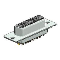Amphenol CONEC 164A10029X Receptacle 15 POS SOLDER CUP AWG 20 FM THRUHOLE