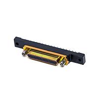 ITT Cannon MDM-37PBSP Micro-D D-Sub Connectors MICRO 37 M PC STR JACKP