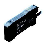 Omron Automation and Safety E3X-SD21 2M Photoelectric Sensors Fiber Amp NPN 2 M prewired