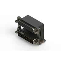 EDAC 664-025-364-039 Dual Port D-Sub Connectors Right-angle Dual Port D-Sub Connector