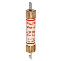 Mersen A6K100R Power Fuses Fuse,Fast Acting,ClassRK1,Rejection Style,200kA AC/20kA DC,600VAC/300VDC,DC,100A