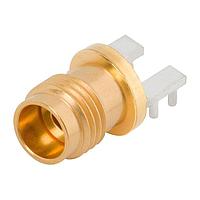 Amphenol SV Microwave 1621-60050-TD PCB Connectors 2.4mm Female Conn Edge Launch Tin 4Leg