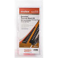 Molex 76650-0180 Euro Style Terminal Block Kit TERMINAL BLOCK KIT PCB 60A