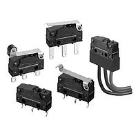 Omron Electronics D2SW-P01L2M Subminiature 0.1A 125VAC 30VDC SPDT Hinge Roller