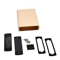 Bud Industries EXN-23355-GD PCB Enclosure Extruded Aluminum Enclosure Gold (1.4 X 4.5 X 6.7 In)