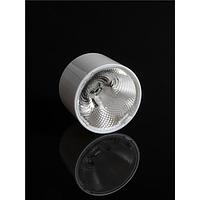 Ledil CA18989_LEILA-Y-SS-HLD2-WHT Lens Assembly -14 smooth spot beam, 14.8 mm high assembly with star pcb-holder, White