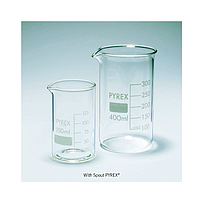 Pyrex Py.1015.10D Hi-grade Glass Tall Beaker (with Spout, 250ml)