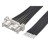 Molex 221959-1082 Discrete Wire CLIKMatetoPigtail (OTS) Cable Asmbly 2mm Ptch Sngl Row 150mm Lngth 8 Ckts Wht