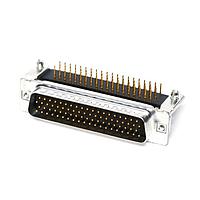 Amphenol CONEC 163A18219X High Density D-Sub Connectors 78 POS M H.D R/A BRKT/4-40 +CL