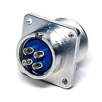 Amphenol Industrial 97-3102A-16S-4P(621) Connectors 2P Shell Size 16S Box Mount Recpt