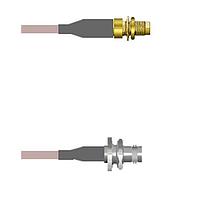 Amphenol Custom Cable Q-3100A000H006i RF Cable Assemblies SMA-SJB/BNC-SJB G142 6I
