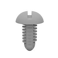 Essentra Components 27SC2520P075 Snap Rivet Barbed Fastener, Slotted Pan, .750 Length