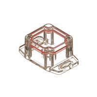 Serpac RBF22P04C10C NEMA/IP Rated RB22 Enclosure Top Clear Bottom Clear