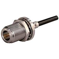 HUBER+SUHNER 24_N-50-3-12/133_NE Connectors N straight bulkhead cable jack(f)