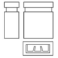 Kobiconn 151-8013-E Accessories MINI JUMPER GF 6.0MM CLOSE TYPE RED