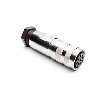 Amphenol Tuchel C091 31D008 101 2 Connectors STRAIGHT FEMALE METAL 6-8MM