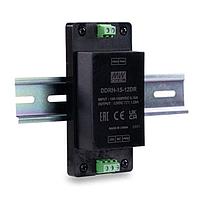 MEAN WELL DDRH-15-05DR Isolated 15W 150-1500Vin 5V 2A DIN Rail mnt