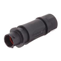 Amphenol SINE Systems RTS1BS10N4P03 Connectors Inline Receptacle 4 POS SZ 10 Pin