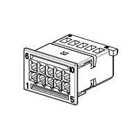 AMP Connectors - TE Connectivity 1-968636-2 Housings MQS BU-GEH 10P SW