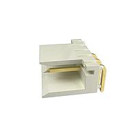 Amphenol FCI 95736-103LF Headers Clincher&trade; Flex Connectors, Right Angle Header, Single row, 3 Positions, 2.54mm (0.100in) Pitch