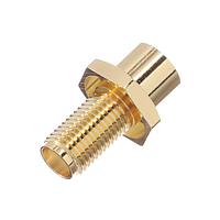 Amphenol RF 132346 Connectors SMA BULKHEAD JACK SOL .250 SEMI RIGID