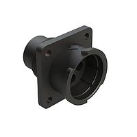 Amphenol SINE Systems FLS014N4P03-PM Connectors 4 POS SQUARE FLANGE RECEPT